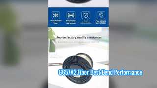 Fiber G657A2 الحل النهائي للكابلات غير الحساسة للانحناء