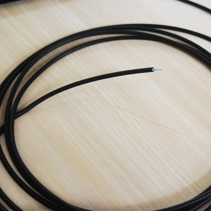المكسيك / أمريكا الشمالية 3.0mm TPU 800N YOFC الألياف الضوئية GJYFJU-1B6b3 مواد سترة الخيوط الأراميد للداخل والخارج
