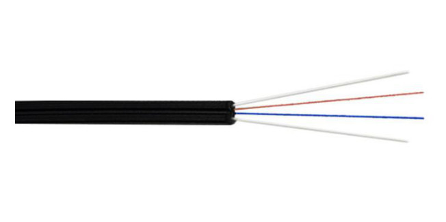4 نواة داخلية SingleMode G657A GJXFH LSZH سترة FTTH كابل قطرة الألياف البصرية
