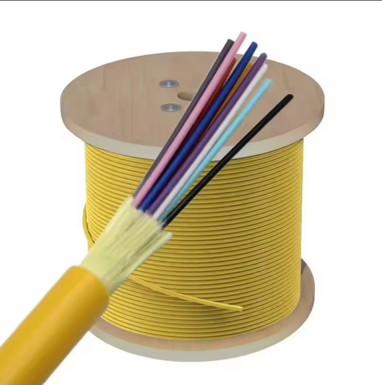 الكابل البصري الداخلي المضغوط من PVC LSZH GJFJV 4-48 Core