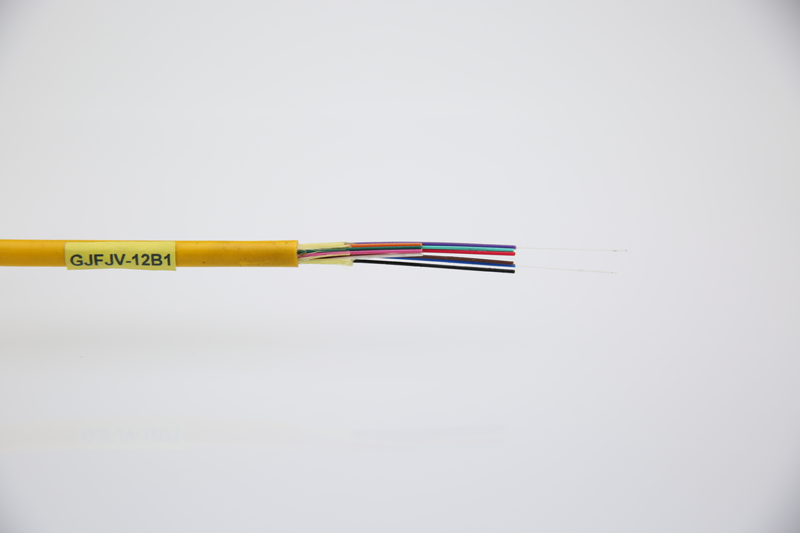 الكابل البصري الداخلي المضغوط من PVC LSZH GJFJV 4-48 Core
