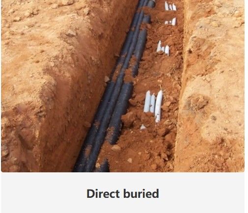 كابلات الألياف الضوئية المدفونة مباشرة لتطبيقات الدفن المباشر -20-70 درجة مئوية