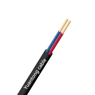 Bvvb 10mm محمي أو غير محمي غطاء Pvc متوازي كابل الطاقة النحاسية النحاسية الكهربائية سلك النحاس