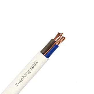 Bvvb 10mm محمي أو غير محمي غطاء Pvc متوازي كابل الطاقة النحاسية النحاسية الكهربائية سلك النحاس
