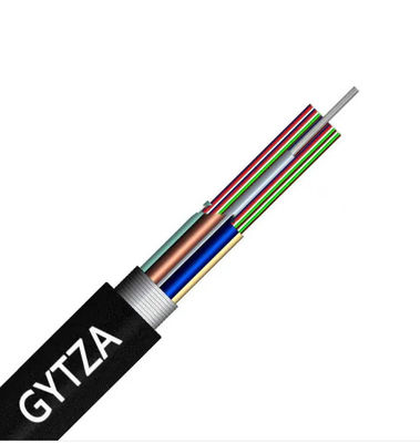 GYTZA Outdoor Multimode Fiber Optic Cable , Dielectric Armored Fiber Optic Cable