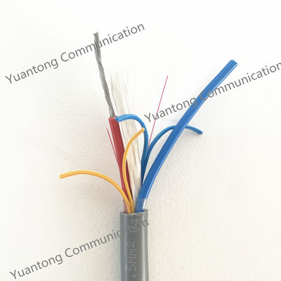 FTTH Hybrid Composite Cable , G657a2 LSZH Fiber Copper Hybrid Cable