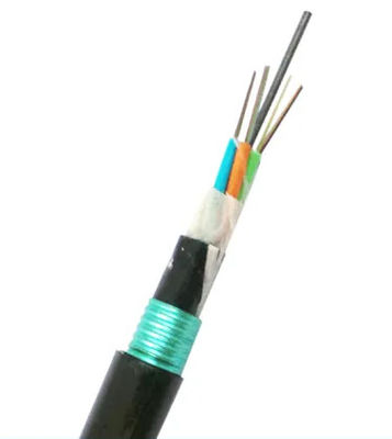 GYTY53 Direct Burial Armored Fiber Optic Cable 48 Core PBT Loose Tube